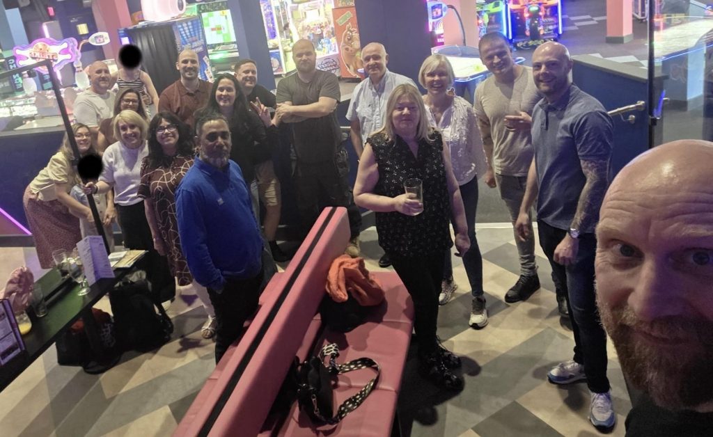 pre Offsite Bowling group photo